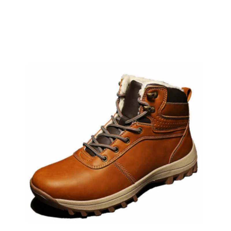 

MUJN Top Quality Rubber Breathable Men Boots High Quality Winter Snow Boots Mens Fur Warm Comfortable Shoes Male Botas De Hombre