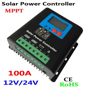 

mppt 100A Solar controller 12V24V photovoltaic controller for charging 100A discharging controller of solar power generation