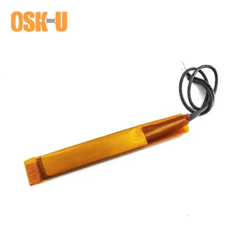 

2PCS 12V Thermostatic PTC Heater Element 75x15x3.5mm PTC Heating Element 80/120/220C Film Cover PTC Heater Plate for Censer