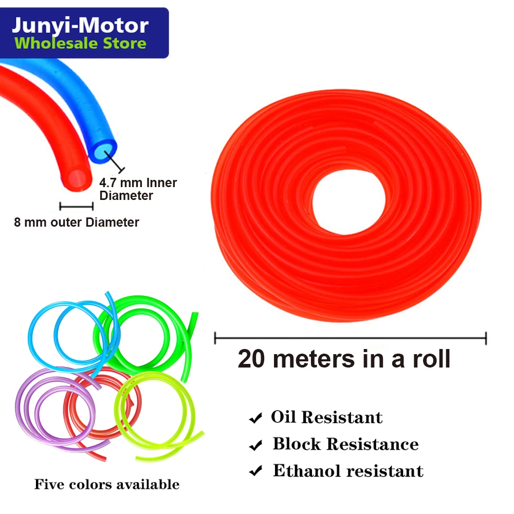 1 Meter Fuel Pipes Tubing Petrol Line Oil Hose Gas Tube Motorcycle ATV Quad Dirt Bike Carburetor Tank | Автомобили и мотоциклы