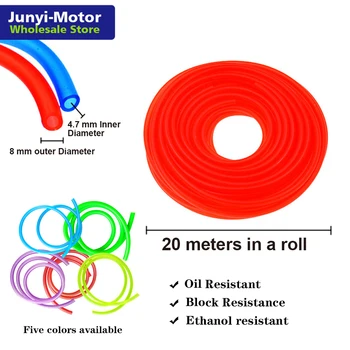 

1 Meter Fuel Pipes Tubing Petrol Line Oil Hose Fuel Gas Line Hose Tube Motorcycle ATV Quad Dirt Bike Carburetor Fuel Tank Tube