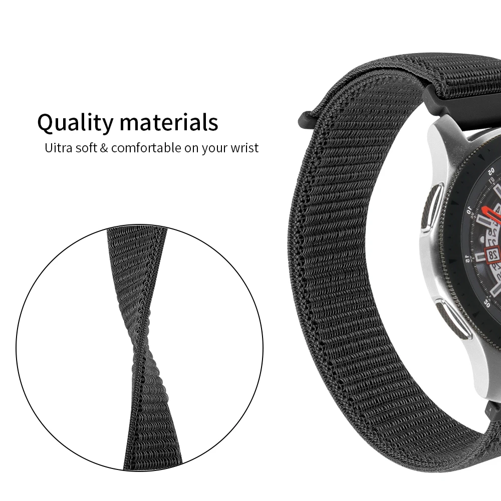 Часы с нейлоновым ремнем для Galaxy Watch 46 мм/samsung gear S3 Frontier ремешок для S3 классический умный Браслет спортивный браслет