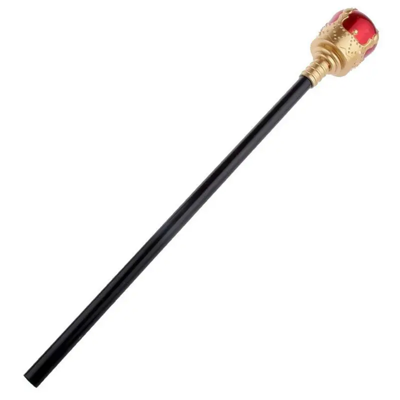 40 cm Royal Medieval Queen King Prince Costume Scepter Accessory for Cosplay - Red Gold 40cm | Дом и сад