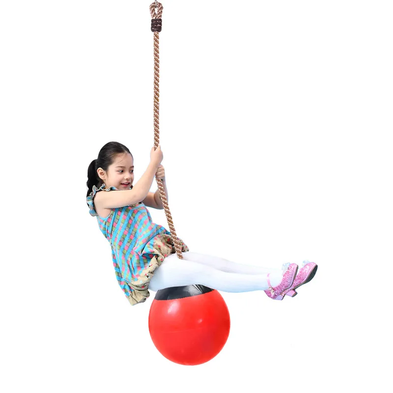 Kids Outdoor Funny Toys Garden Swing Ball 38cm Swing Ball with Thick Rope Kindergarten Playground Children Adults Gym Swing 5