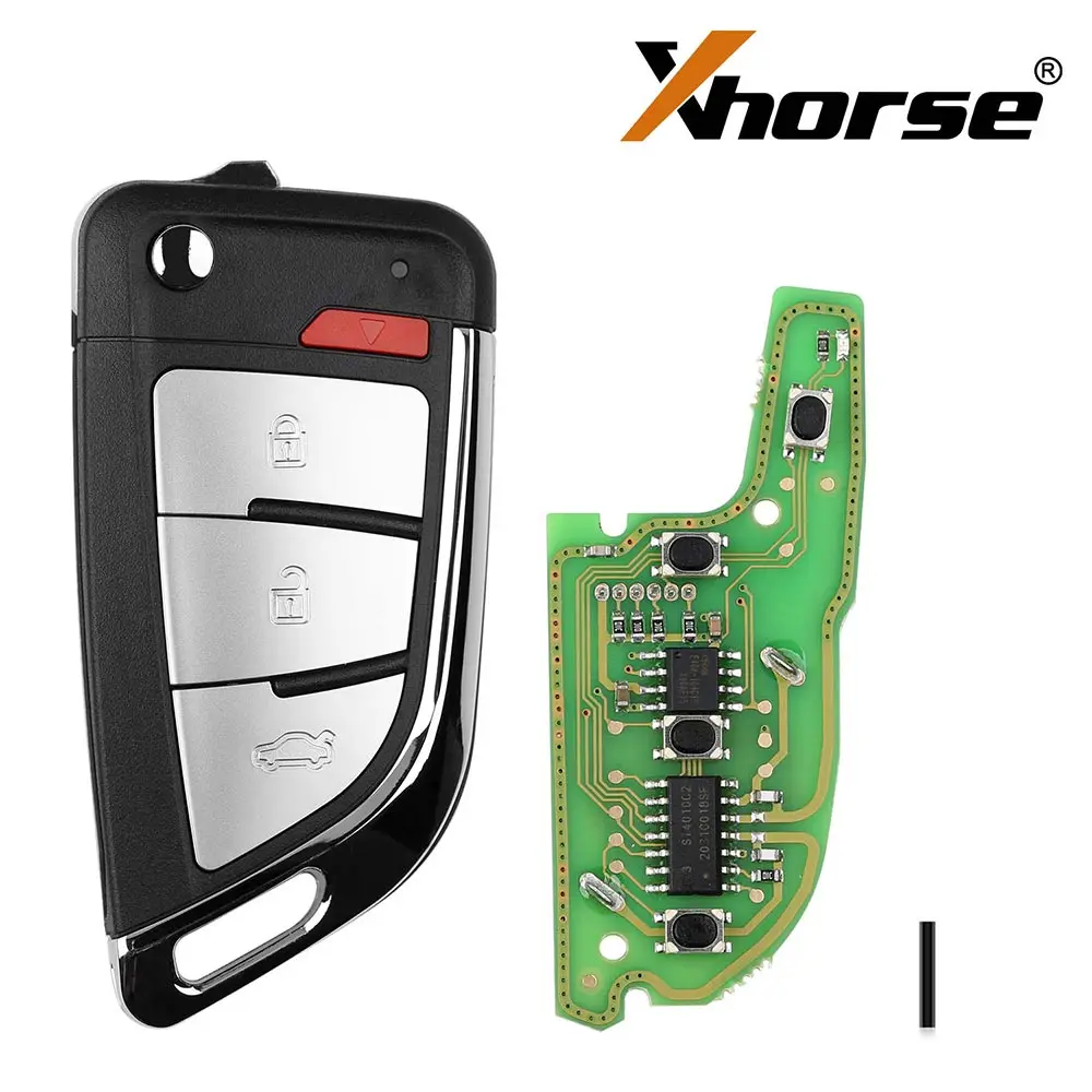 XHORSE XKKF20EN для VVDI нож 2 стиль (Flip 3BTN) 5 шт./лот| |