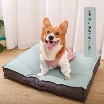 

Luxury Dog Bed House Kennel Durable Mats Soft Pet Sleeping Cushion For Small Large Dogs Cats Pyppy Sofa Square Pillow Cama Perro