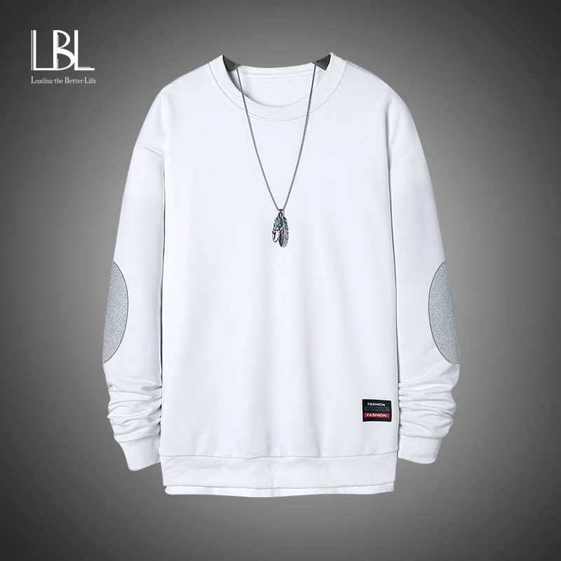 LBL 2020 New Solid Casual Sweatshirt Men Hip Hop Fashion Pullover Mens Sweatshirts Streetwear Harajuku Brand Tops Size M-4XL LBL 2020 New Solid Casual Sweatshirt Men Hip Hop Fashion Pullover Mens Sweatshirts Streetwear Harajuku Brand Tops Size M-4XL