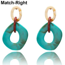 Женские акриловые минималистичные серьги, очаровательные массивные серьги, кулон, модные ювелирные изделия, подарки, Серьги Brincos, удивительная цена