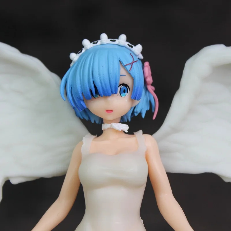 

Cheng yuan Anime Re Zero-Based A Different World Life Ghost Angel REM Garage Kit Model Decoration