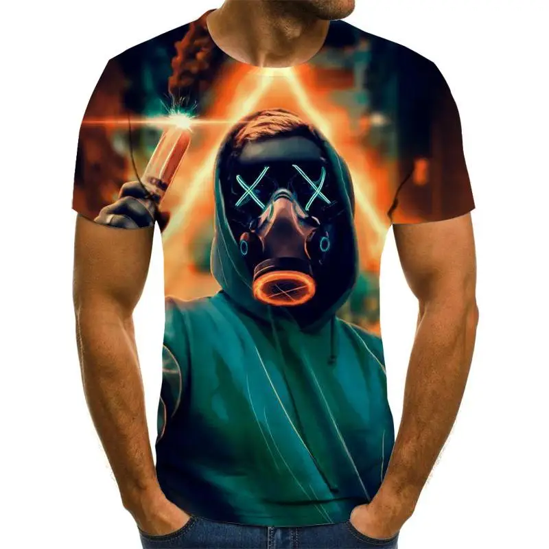 

New high-quality T-shirt short sleeve fashion design for men 3D printing T-shirt casual all-match T-shirt XS-6XL