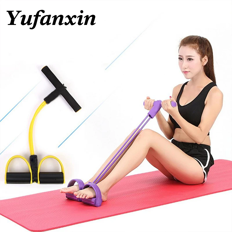 

Elastic Pull Ropes Abdominal Exerciser Rower Belly Resistance Band Home Gym Sport Training Elastic Bands For Fitness Equipment