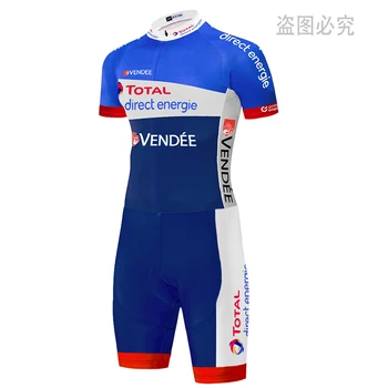 

2020 TEAM Direct energie ropa ciclismo Triathlon short sleeve Bicycle Skinsuit Bike Jersey skinsuit ciclismo roupas de ciclismo