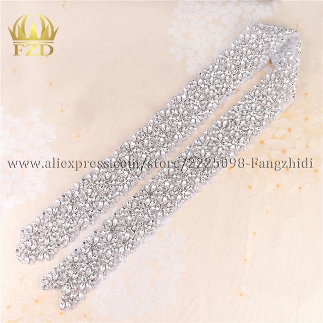 FZD (30pieces) Wholesale Handmade Hot Fix Crystal Sew On Pearls Bridal  Rhinestone Applique for Wedding Sash Belt Waistband DIY - AliExpress