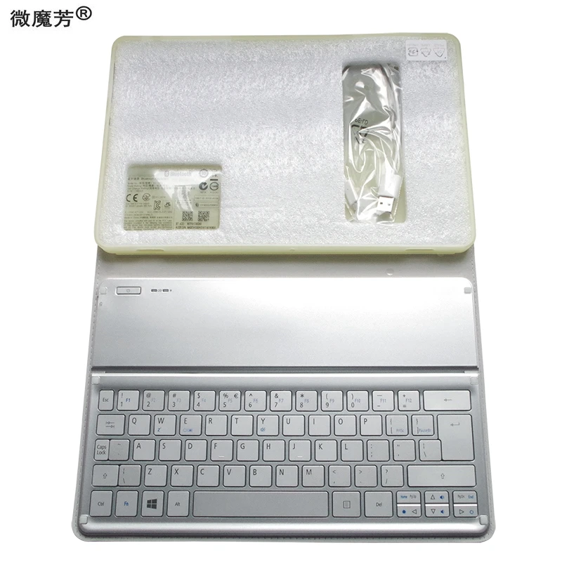 Новая Wi-Fi bluetooth клавиатура для acer P3-131 P3-171 KT-1252 W700 W3-810 W701 клавиатура серебро США Раскладка