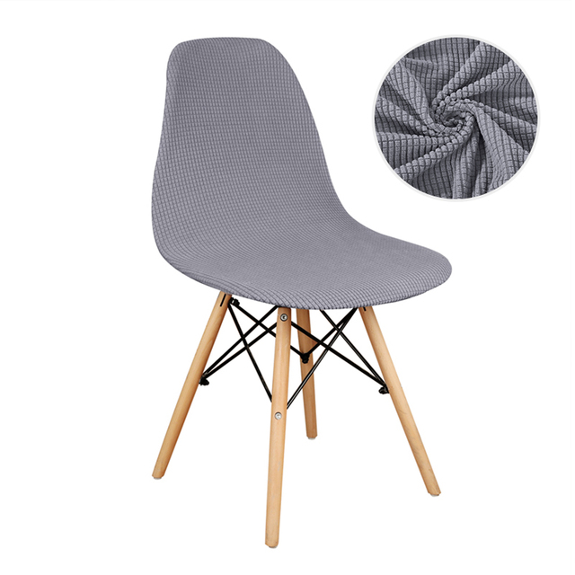 Pcs Velvet fabric Bar Chair Cover Washable Removable Seat Cover Armless Shell Chair Covers for Banquet Home Hotel