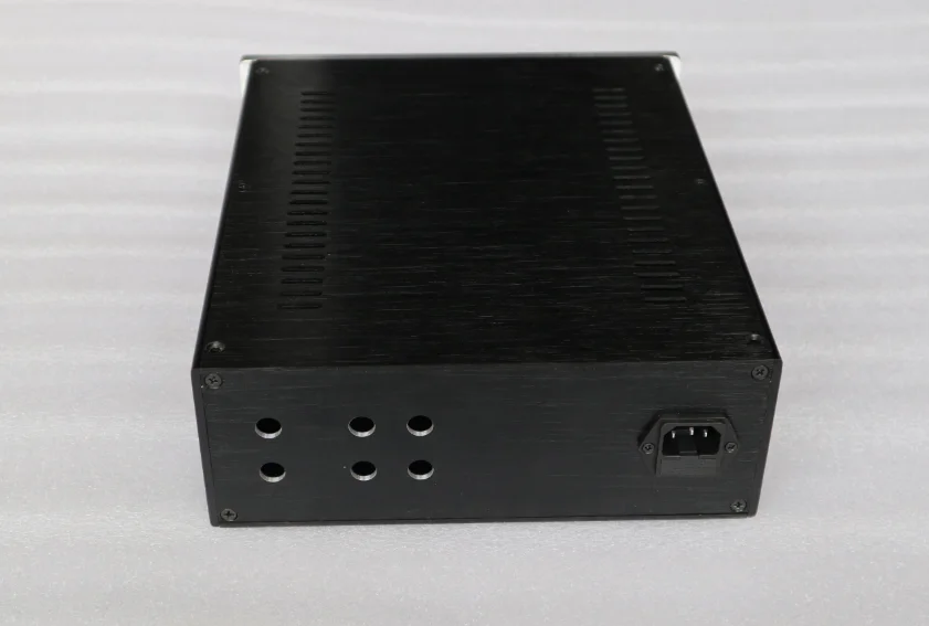 Carcasa de amplificador de aluminio DIY de plata 2609, carcasa de clase D, chasis amplificador de potencia 260*90*311mm