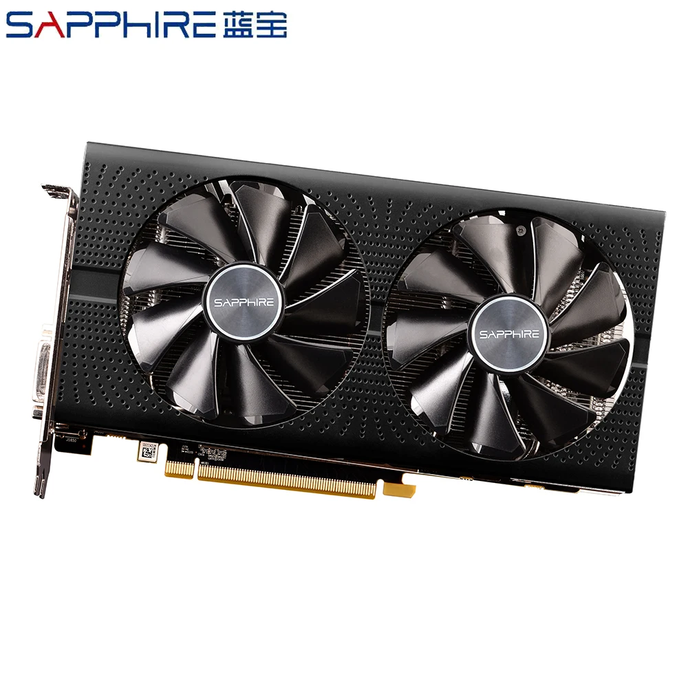 SAPPHIRE AMD Radeon видеокарты GPU RX 580 4 Гб игровая ПК Видеокарта RX580 ГБ GDDR5 256bit б/у