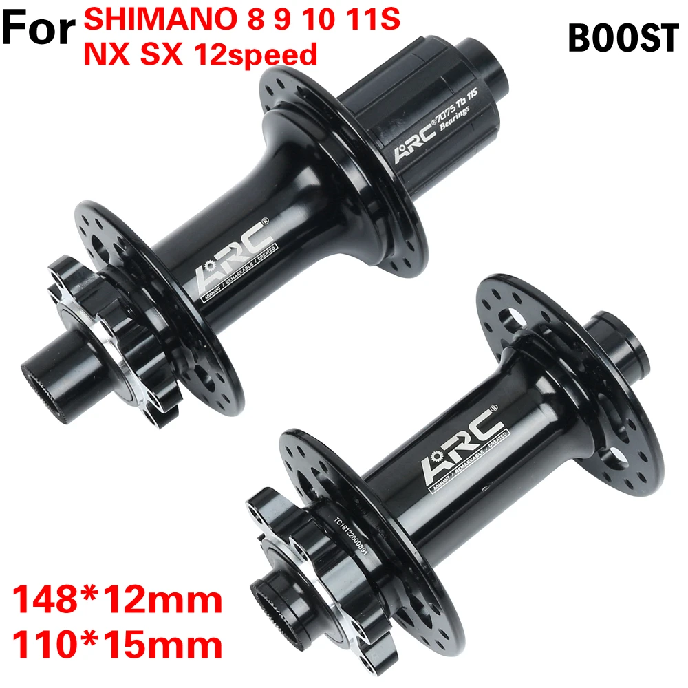 ARC BOOST Hub Bicycle Hubs 6 Claws 148x12 110x15MM For XT M8100 M7100 M6100 Micro Spline 8 9 10 11 12Speed 32H MTB Bike XD XX1