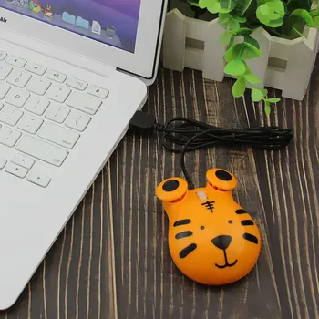

Cartoon Mouse Girly Office Computer Mouse Animal Pattern Creative Gaming Mouse Optical Wired Fashion Mouse for Apple Laptop