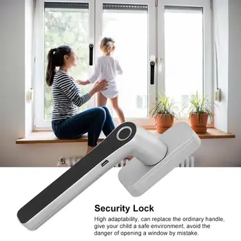 

Anti-Theft Door Window Lock Smart Biometric Fingerprint Door Window Handle Lock Anti-Theft for Home Security