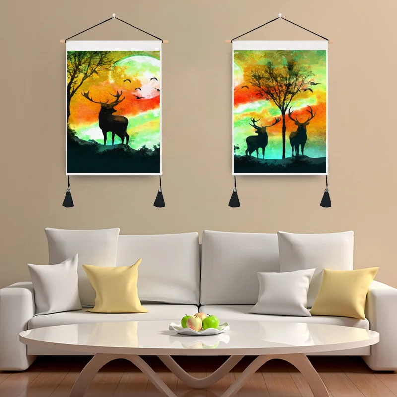 Современная Абстрактная масляная живопись искусство настенная печать украшение