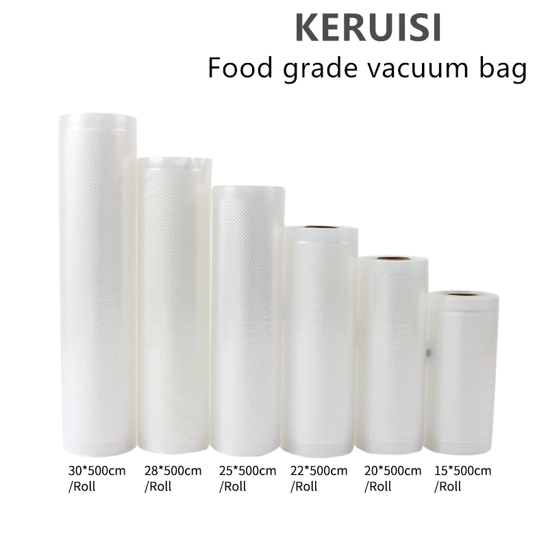 

kitchen vacuum bags for food vacuum sealed bag roll vacuum sealing machine packaging bag 12/15/17/20/22/25/28/30/32 cm * 500 cm