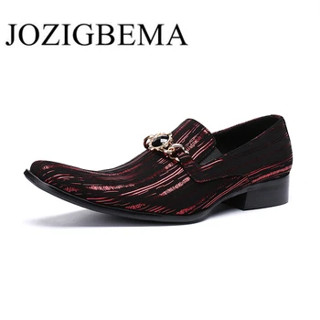 

Fashion Business Dress Shoes Genuine Leather Square Head Shoes Wedding Shoes Casual Office Work Shoes Male Oxfords