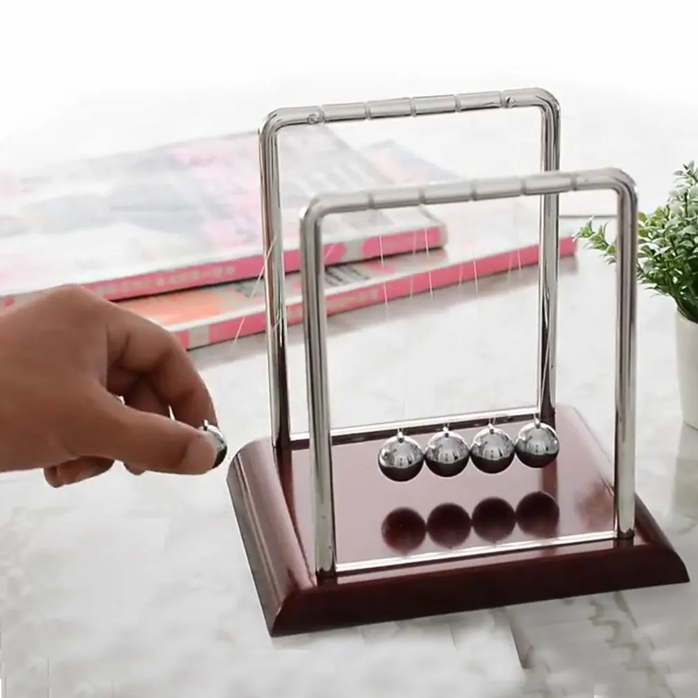 1Pcs Newton's Cradle Steel Balance Ball Physics Science Pendulum Desk Toys Games Home Decoration | Игрушки и хобби