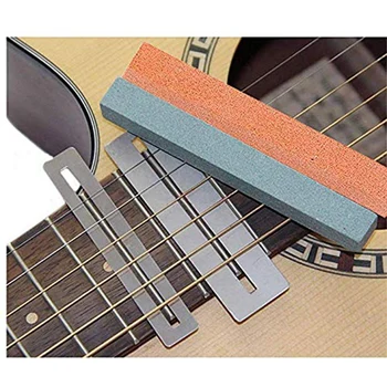 

Guitar Luthier Tool Included Guitar Fret Leveler Beam Sanding Leveling Bar Bass Fretboard Guard Protector and Granding Stones fo