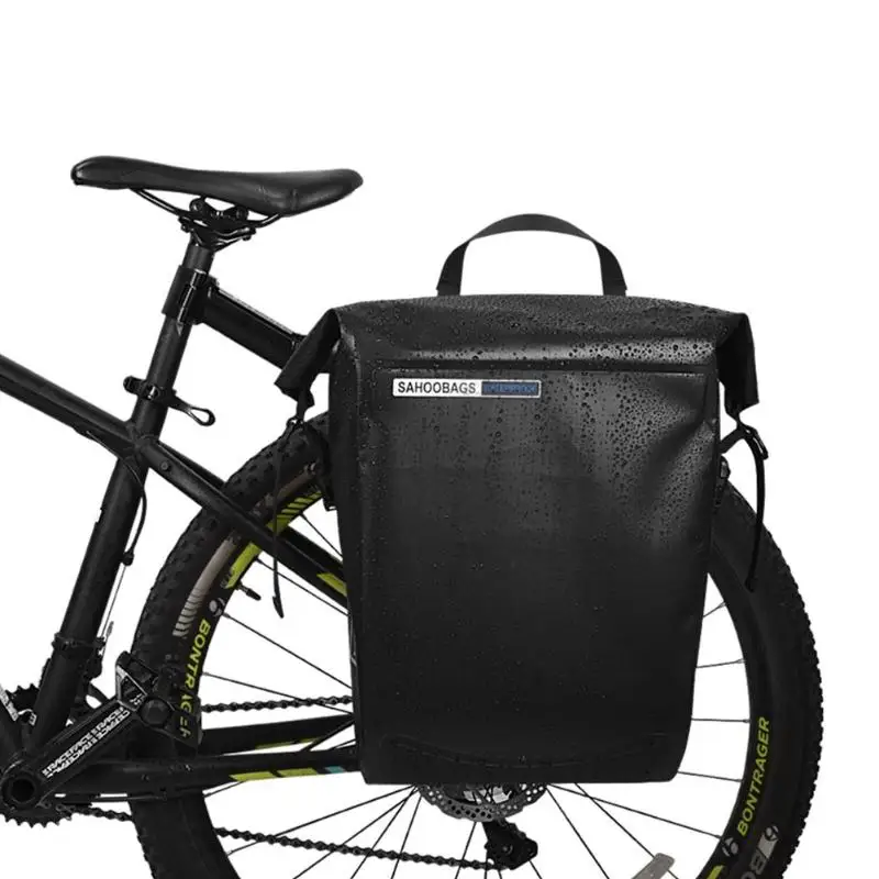 20L водонепроницаемая сумка для велосипеда MTB горная дорога велосипедная корзина задняя стойка велосипеда заднее сиденье пакет одна сторона Велоспорт багаж Перевозчик