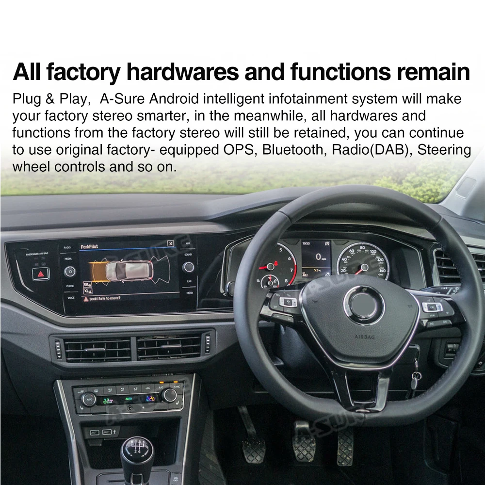Видеоинтерфейс A Sure Android 9 0 GPS Navi 4G для Volkswagen VW Tiguan L Polo Golf 5 6 Passat B7 B8 MK7 Touran Seat