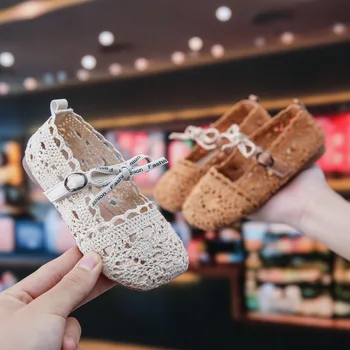 

Spring Autumn Girls Shoes big Butterfly Knot Princes Shoes For Kids Children Flats Cute Party Shoes
