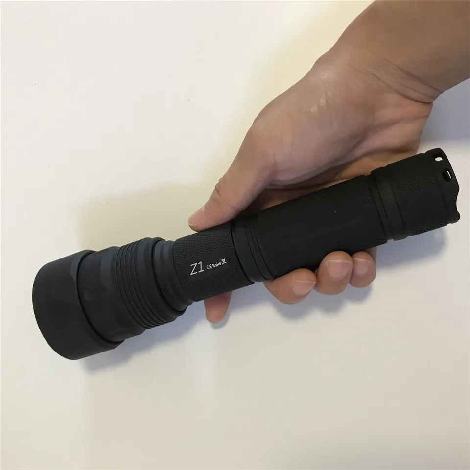 Jaxman Z1 фокусное расстояние Регулируемый зум фонарик Cree XHP50 20 Вт 2200lm 26650 18650 Теплый Холодный белый фонарь с AR объективом