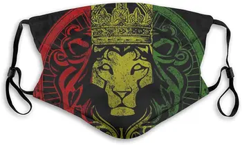 

Unisex Lion Sloth Adult Big Mouth Print Face Fabric Masks Washable Masks Proof Bacteria Mask