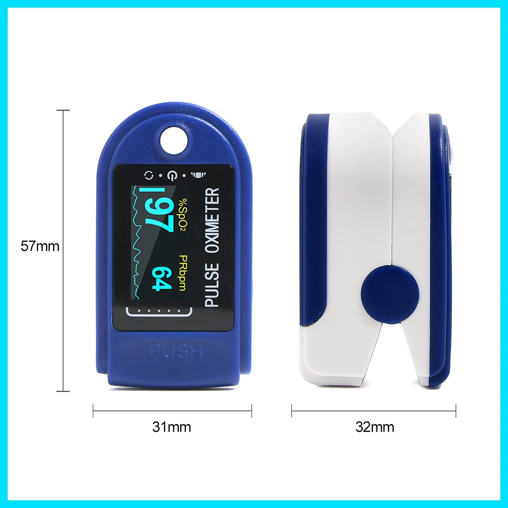 RZ Fingertip Pulse Oximeter Oximetro Blood Oxygen Saturation Meter Finger SPO2 PR Monitor Pulse Oximeter