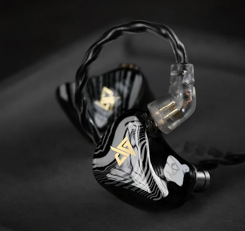 AUGLAMOUR T100 Graphene Динамический HiFi музыкальное контролирующее устройство DJ спортивные наушники-вкладыши 0,78 мм контактный съемный кабель RT3 F200 F300 T2 P1