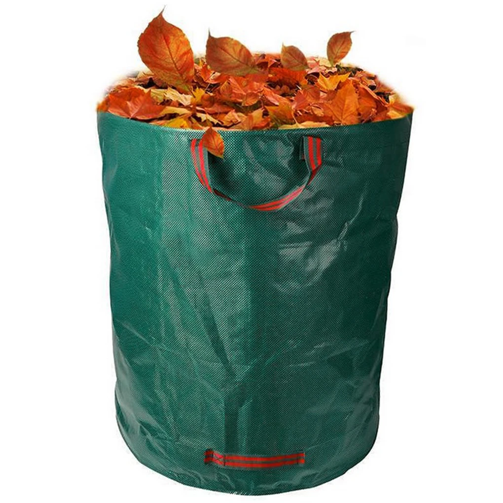 Grande Capacità Heavy Duty Garden Waste Bag Garden Macerie Waste Sacchetti Della Spazzatura Intrecciati Stoccaggio Dei Bidoni Della Spazzatura Dell'Ia