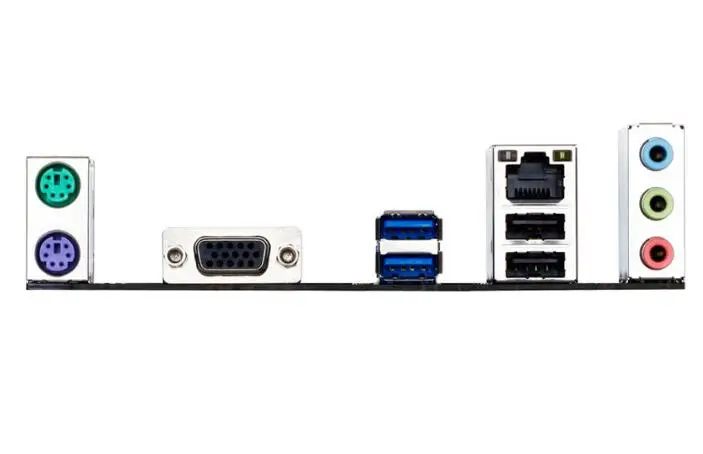 Gigabyte GA-H81M-S1 настольная оригинальная материнская плата H81M-S1 LGA 1150 для intel i3 i5 i7 DDR3 16G VGA USB2.0 USB3.0 H81 доска