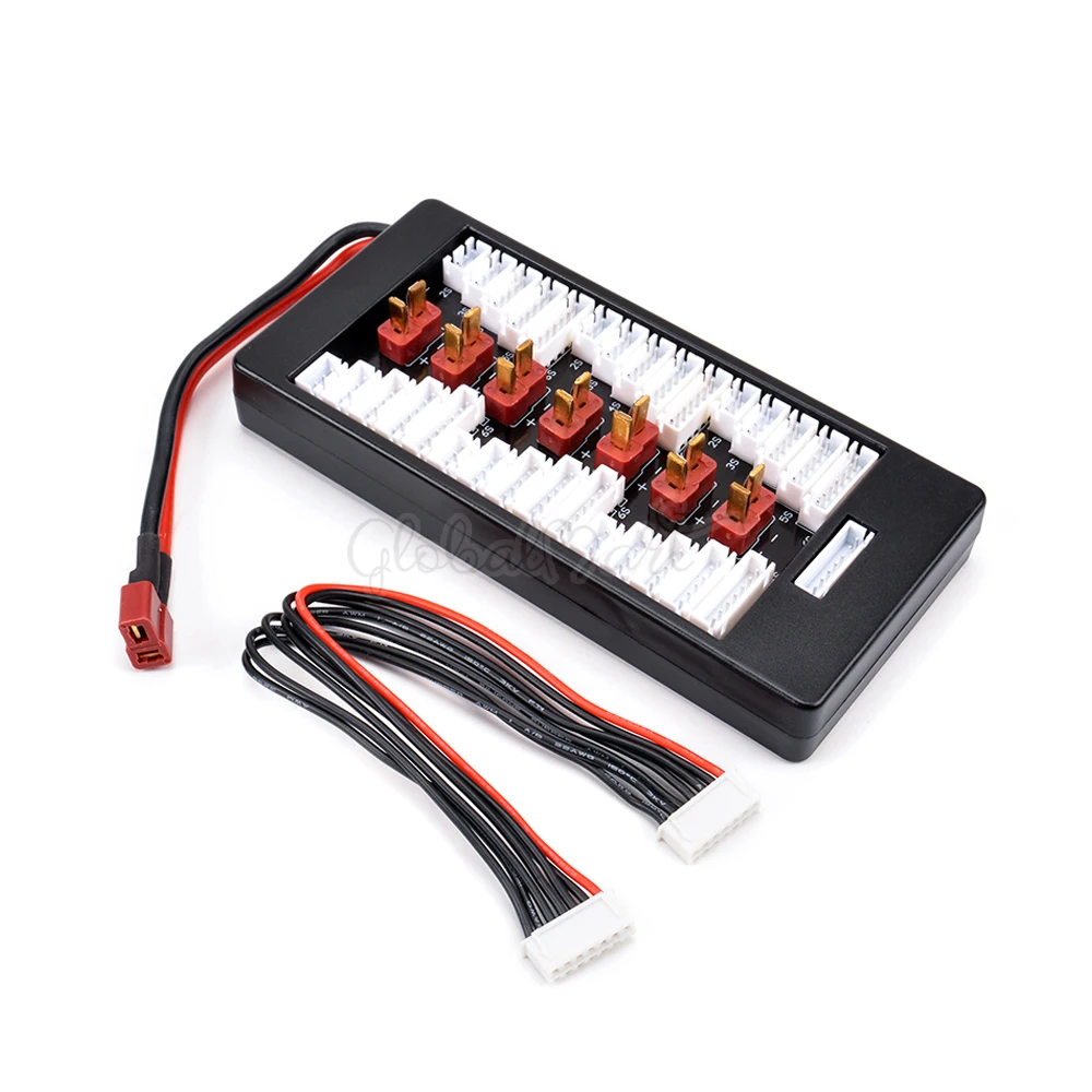 IMAX B6 80 Вт Мощность ЖК-экран цифровой RC Lipo NiMh батарея баланс зарядное устройство+ B6 AC Lipo зарядки 2-6S XT60/T разъем адаптера - Цвет: Only T plug Board
