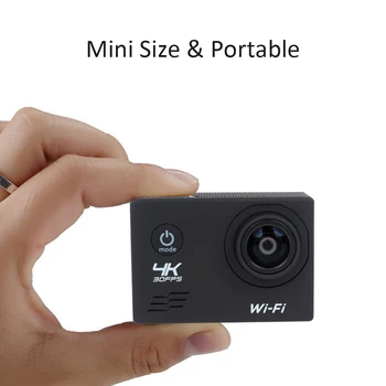 

Outdoor LCD Screen 4K High Definition micro Sport Video Camera with WIFI Function Scouting Waterproof Design Cycling mini cam