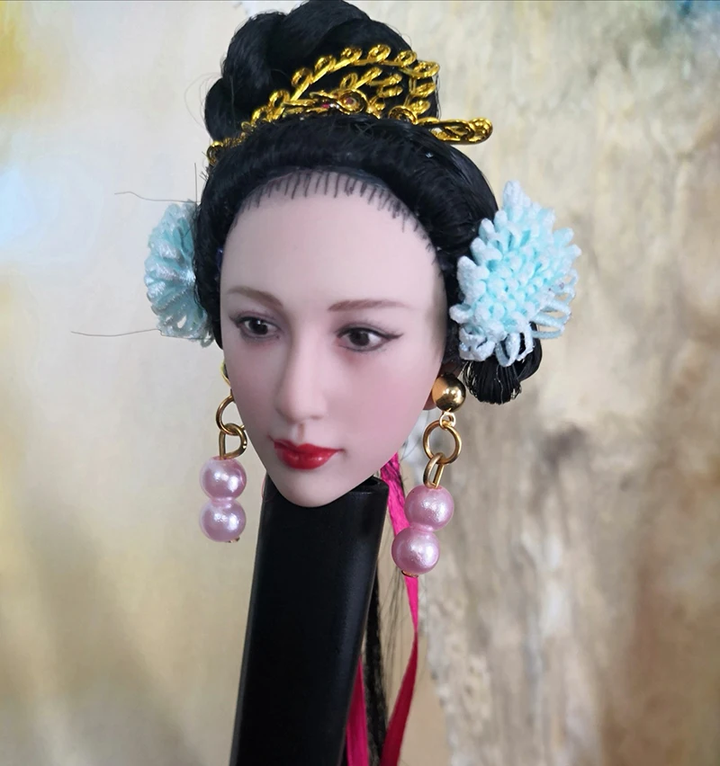 1/6 шкала древняя красота девушка голова лепить для 12 "фигурки тела аксессуары