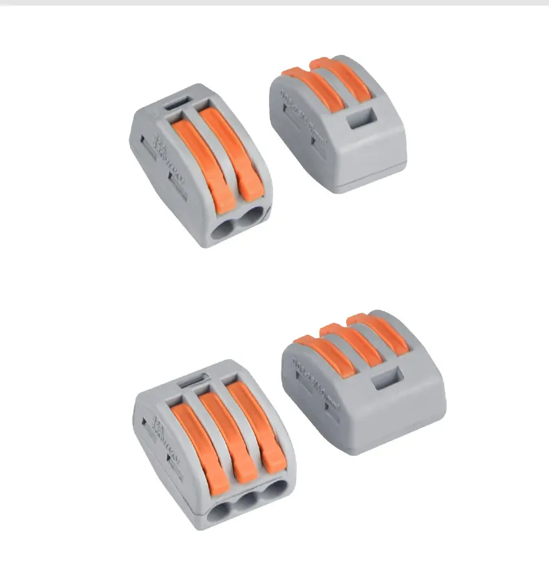 1/10/30pcs mini fast wire Connectors Universal Compact Wiring Connector push-in Terminal Block PCT-212 213 214 215 SPL-2 SPL-3