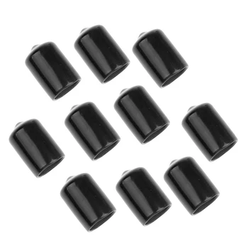 

10pcs Club Cap Plastic Games Dustproof Indoor Protective Pool Cue Cover Billiards Snooker Professional Tip Bottom Accessories