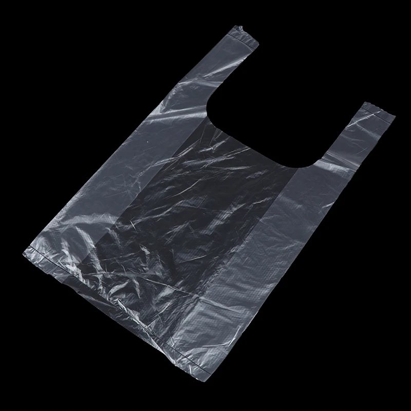 100PCS Keep Fresh 3 Sizes Transparen Roll Plastic Fresh-keeping Bags with Handle of Vacuum Food Saver Bag Food Storage