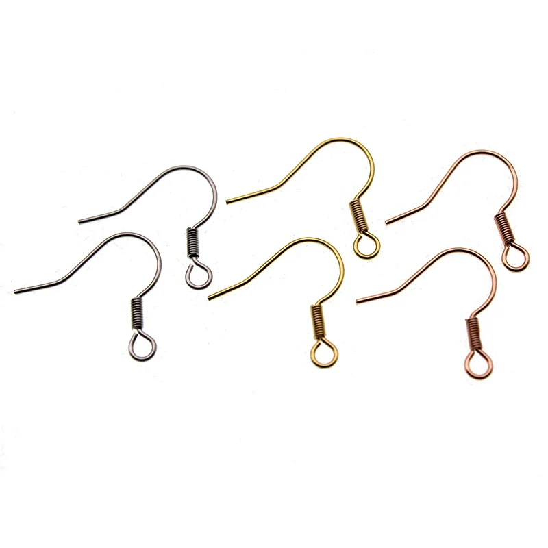 

50pcs 15x16mm DIY Earring Findings Stainless Steel Earrings Hooks Clasps Fittings DIY Jewelry Making Accessories Earwire Jewelry