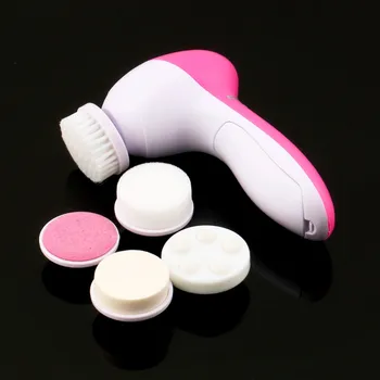 

Pore Cleaner Cleansing Instrument 5 In 1 Cleansing Brush Deep Facial Cleansing Electric Rotation Face Washer Skin Care Machine
