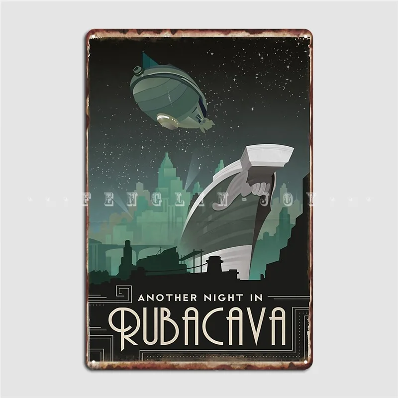 Grim Fandango Travel S Rubacava Metal Sign Wall Murale Pub Garage Divertente Murale Pittura Tin Sign Poster