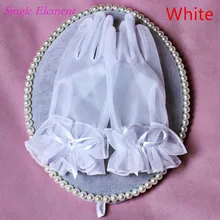 Hot Bridal Gloves with Finger Wedding Gloves White Wrist Length Bridal Gloves Ivory Wedding Accessory In Stock