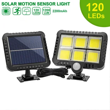 

IP65 Waterproof 100/128led Solar Wall Light LED Solar Light Remote Control Motion Sensor Solar Lamp Outdoor Garden Street Lamp