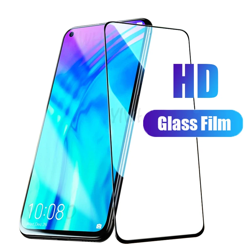 

HD Tempered Glass For Huawei Honor 20 20i Screen Protector Full Cover Safety 9H Protective Glass On Honor View 20 v20 Honor20 i